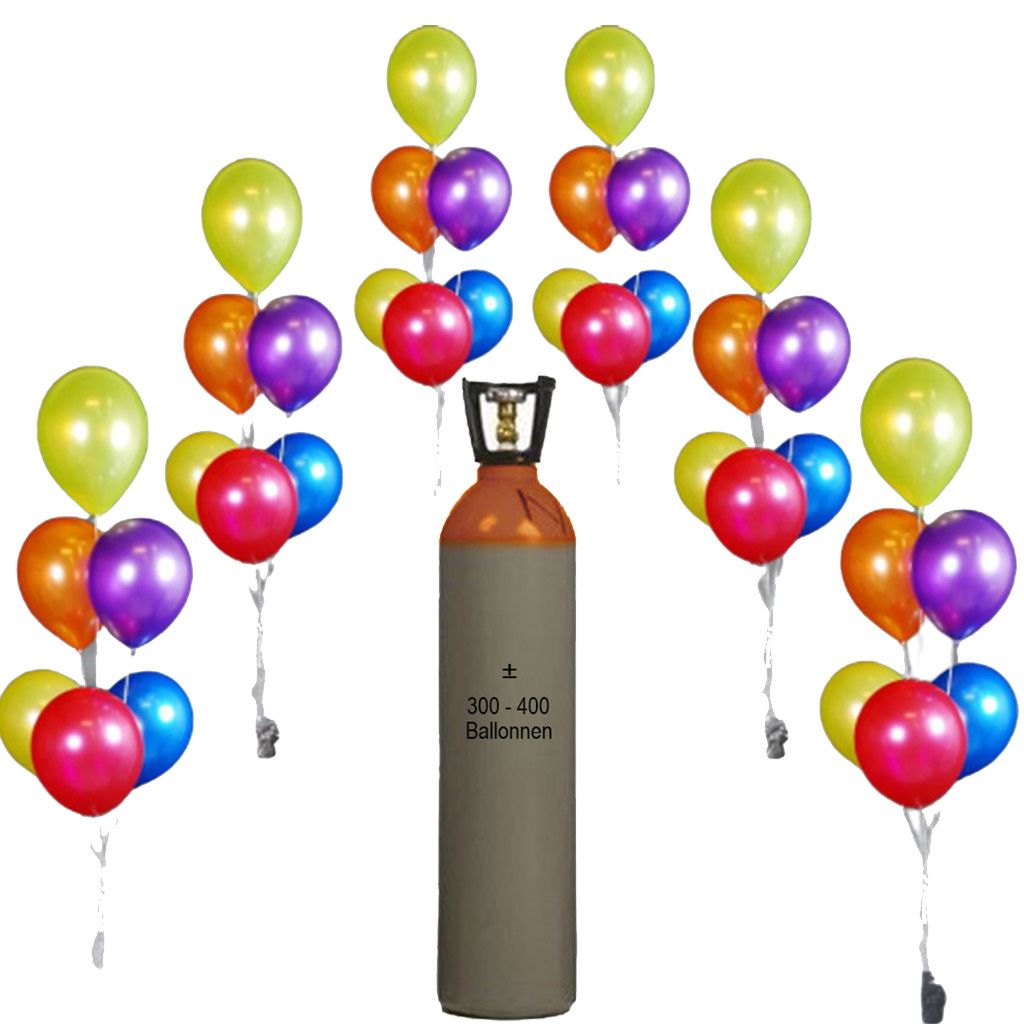 Helium voor ca. 300 a 400 ballonnen
