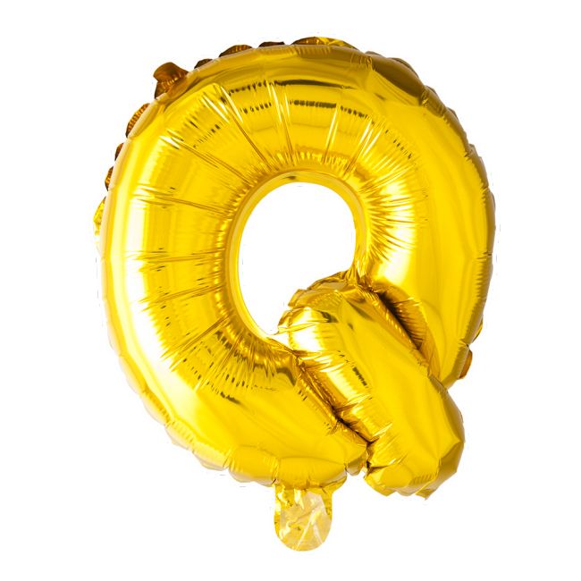 Gouden Letters Ballon Q